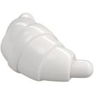 LEGO White Croissant with Rounded Ends (33125)