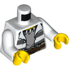 LEGO Weiß Crook mit Rope Gürtel Minifig Torso (973 / 76382)
