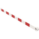 LEGO White Crossbar with Red Stripes for Train Level Crossing (4512)