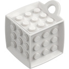 LEGO Blanc Cube 3 x 3 x 3 avec Bague (69182)