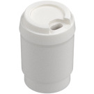 LEGO Bianco Tazza con Coperchio con foro (79816)