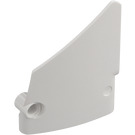 LEGO White Curved Panel 13 Left (64394)