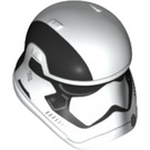 LEGO White Curved Stormtrooper Helmet with Specialist Trooper Black Stripe (36316)