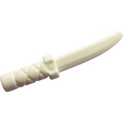 LEGO White Dagger with Cross Hatch Grip