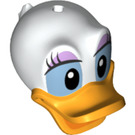 LEGO Weiß Daisy Duck Kopf (25879)