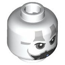 LEGO Wit Darth Malak Minifigure Hoofd (Veiligheids Stud) (3274 / 106794)