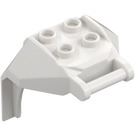 LEGO Bianco Design Mattoncino 4 x 3 x 3 con 3.2 Shaft (27167)