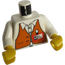 LEGO White Director Torso (973 / 73403)