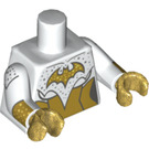 LEGO blanc Disco Batgirl Minifig Torse (973 / 88585)