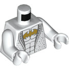 LEGO White Disco Batman Minifig Torso (973 / 76382)