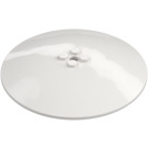 LEGO Bianco Dish 10 x 10 (Borchie solide) (35326 / 51373)