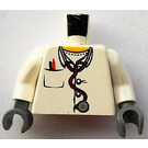 LEGO Weiß Doctor mit Chest Pocket Torso (973 / 76382)