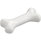 LEGO Blanco Perro Bone (Corto) (77100 / 93160)