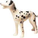 LEGO White Dog - Dalmatian with Black Ears