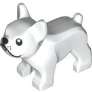 LEGO blanc Chien - French Bulldog avec Tongue (63139)