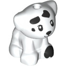 LEGO Blanco Perro (Sitting) con Negro Spots (69901 / 75688)