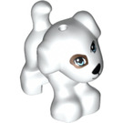 LEGO White Dog with Black Nose and Reddish Brown Patch on right Eye (11806 / 95675)