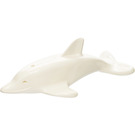LEGO White Dolphin with Axle Holder and Normal Bottom