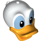 LEGO Weiß Donald Duck Kopf (25870)