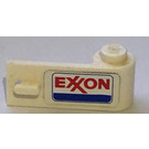LEGO blanc Porte 1 x 3 x 1 Droite avec Exxon logo Autocollant (3821)