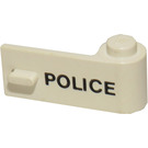 LEGO Bianco Porta 1 x 3 x 1 Destra con Polizia (3821)