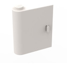 LEGO White Door 1 x 3 x 3 Left with Solid Hinge (3191 / 3193)