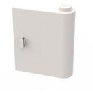 LEGO White Door 1 x 3 x 3 Right with Solid Hinge (3190)