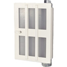 LEGO Blanc Porte 1 x 4 x 5 Droite avec 6 Volets (73312)