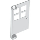 LEGO White Door 1 x 4 x 5 with 4 Panes with 2 Points on Pivot (3861)