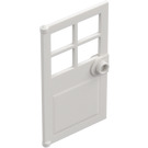 LEGO Blanc Porte 1 x 4 x 6 avec 4 Volets et Tenon Poignée (60623)