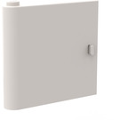 LEGO White Door 1 x 5 x 4 Left with Thick Handle (3195)