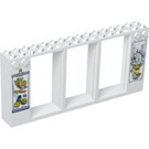 LEGO White Door Frame 2 x 16 x 6 with Vegetables (35103 / 51135)