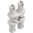 LEGO White Double Pin with Perpendicular Axlehole (32138 / 65098)