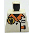 LEGO White Dr. Inferno Torso without Arms (973)