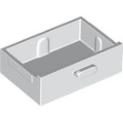 LEGO White Drawer without Reinforcement (4536)