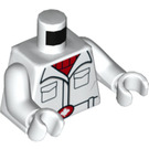 LEGO White Duke Caboom Minifig Torso (973 / 76382)