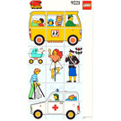 LEGO White Duplo Mosaic Picture Puzzle Card Community from Set 9221