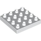 LEGO White Duplo Plate 4 x 4 (14721)