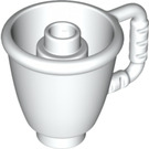 LEGO Weiß Duplo Tea Cup mit Griff (27383)