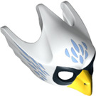 LEGO White Eagle Mask with Black Eye Circles and Blue Feathers (12549 / 12852)