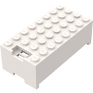 LEGO Blanco Electric 9V Batería Caja 4 x 8 x 2.333 Cobertura (4760)