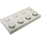 LEGO Wit Electric Plaat 2 x 4 met Contacts (4757 / 73534)