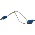 LEGO Weiß Electric Kabel 12V / 4.5V mit Zwei 2-prong Anschlüsse, 11L