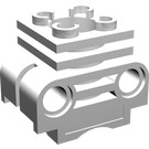 LEGO blanc Moteur Cylindre avec fentes sur le côté (2850 / 32061)