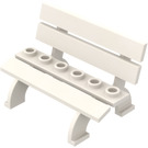 LEGO White Fabuland Bench Seat (2041)