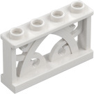 LEGO White Fence 1 x 4 x 2 (19121)