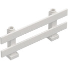 LEGO White Fence 1 x 8 x 2 (6079)