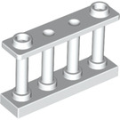 LEGO Blanc Clôture Spindled 1 x 4 x 2 avec 2 tenons supérieurs (30055)