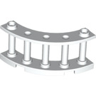 LEGO Blanc Clôture Spindled 4 x 4 x 2 Trimestre Rond avec 2 tenons (30056)