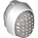 LEGO White Fencing Mask with Silver Mesh (19005)